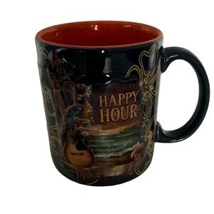 RAINFOREST CAFE " It's Always Happy Hour" 3D collectible souvenir coffee mug
